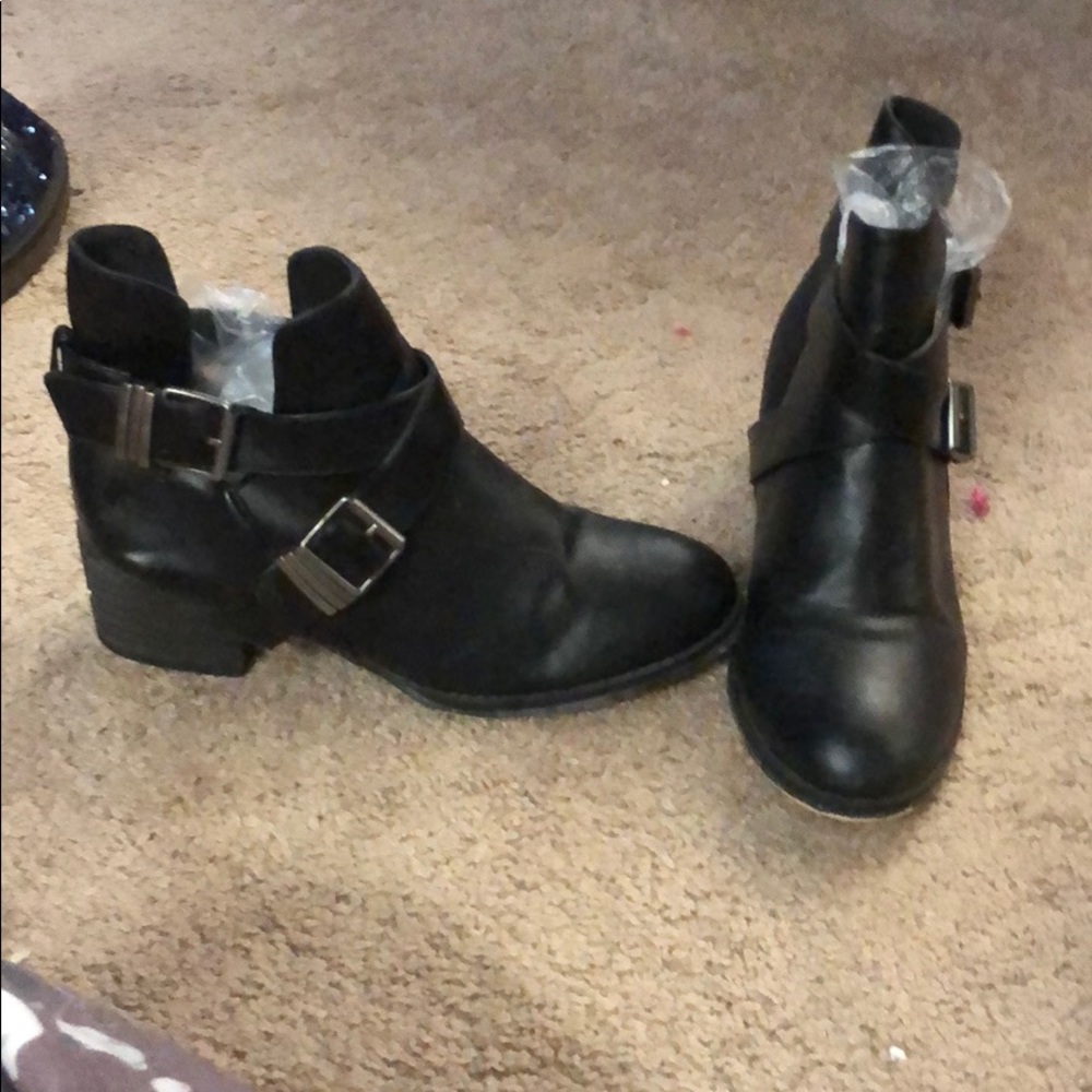 Black booties